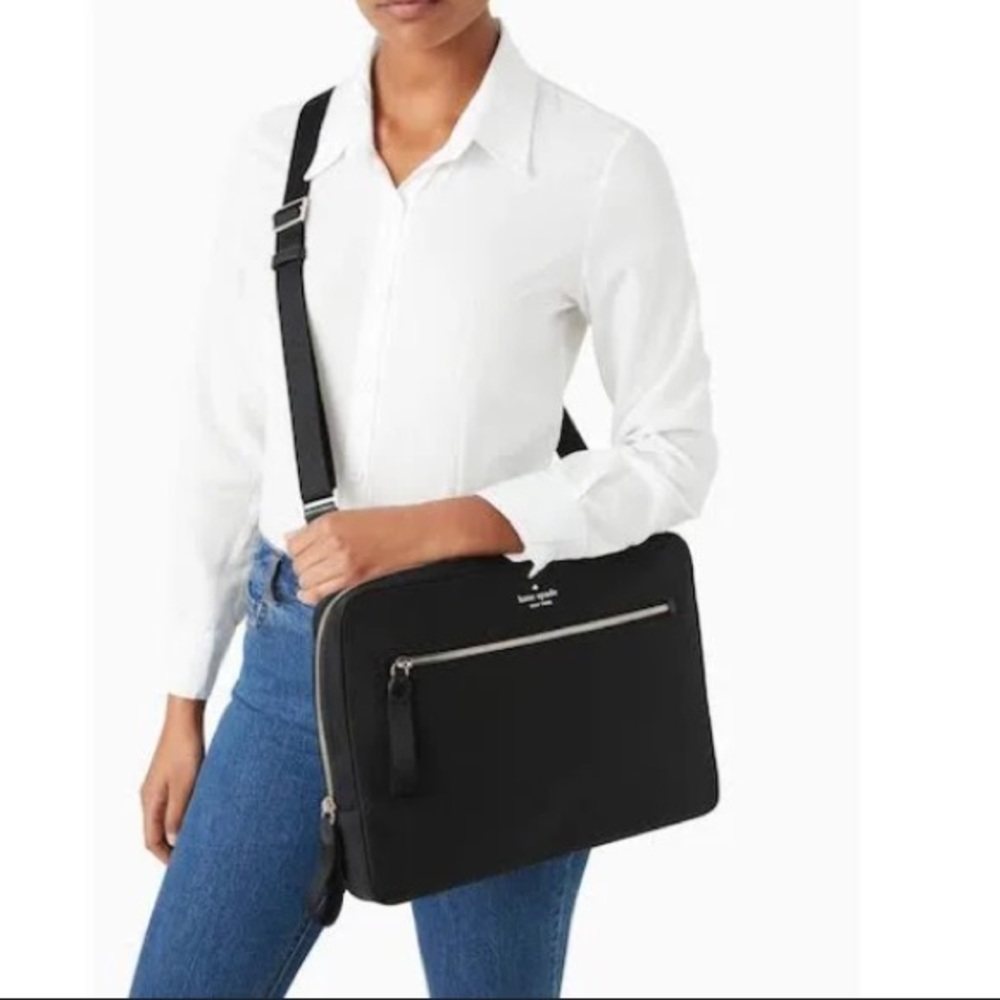 Kate♠️Spade New York Chelsea Laptop Sleeve & Strap, Black shade/color NWT Sealed